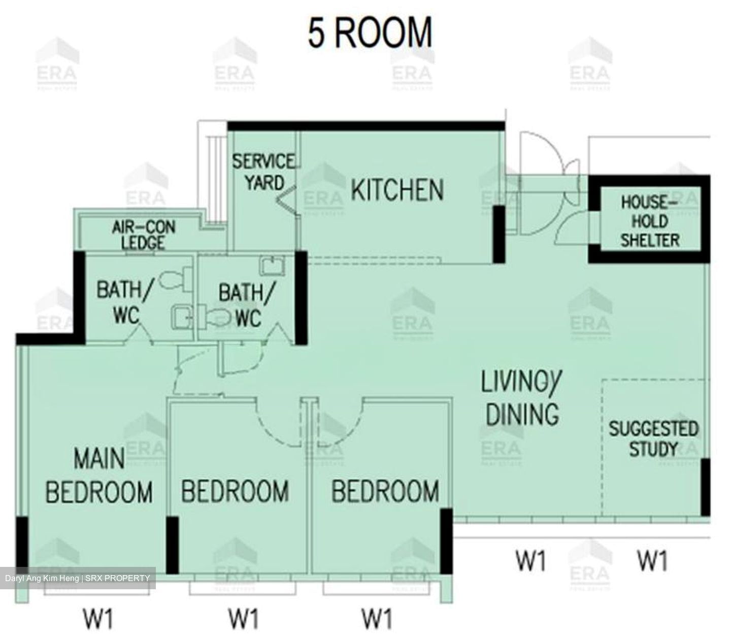 Blk 876C Tampines Greenbloom (Tampines), HDB 5 Rooms #596448091